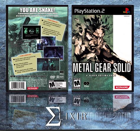 metal gear solid ps1 box art|metal gear solid cover art.